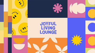 Joyful Living lounge appareal art direction brand identity branding creative direction design that connects motion graphics social media visual design