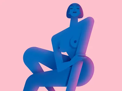 Study 13 body character colors dashboard flat illustration landing page minimalist woman