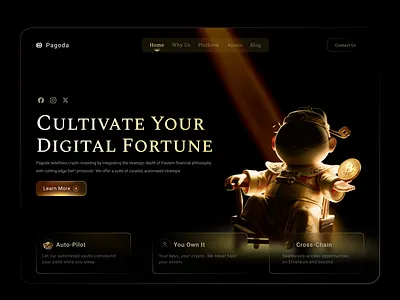 The Intelligent Vault for Web3 Wealth ui