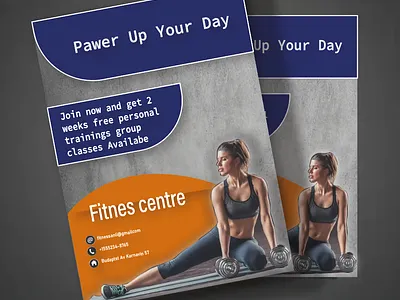 Fitness Center Flyer – Dynamic Branding Design