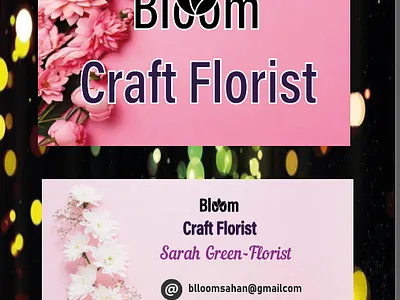 🌸 Bloom Craft Florist – Elegant Floral Branding