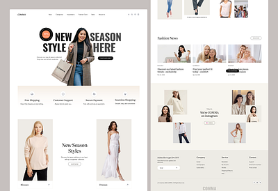 New Fashion E-commerce Website. clothing dress shopping ecommerce exclusive showroom fashion design website fashion dress showroom fashion dress website fashion ecommerce landing page fashion ecommerce website fashion website ui fashion website ui design new fashion ecommerce website professional shop store