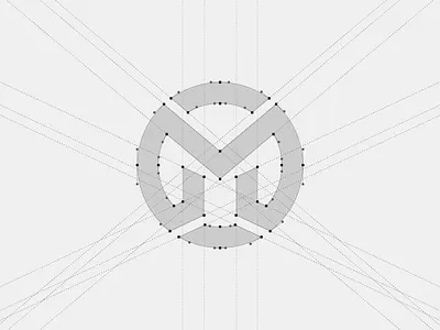 M letter monogram app icon branding circular clean logo concept design designer favicon icon idea lettermark logo logotype m letter minimal modern monogram simple symbol
