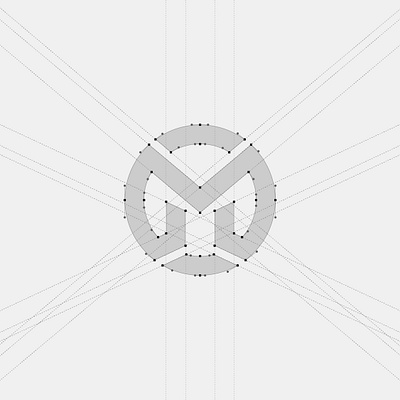 M letter monogram app icon branding circular clean logo concept design designer favicon icon idea lettermark logo logotype m letter minimal modern monogram simple symbol