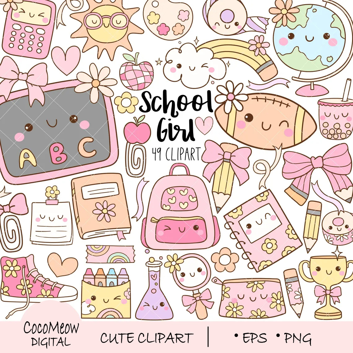 School girl clipart Pastel ai animal animals artificialintelligence conservation ecosystem fauna forest illustration mammals nature naturelife robot safari technology ui vector wild wildlife zoo