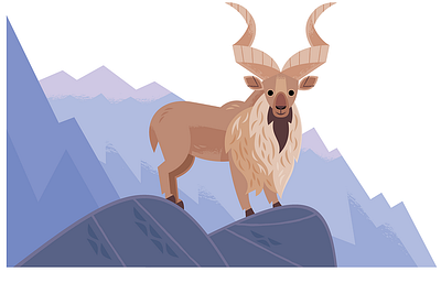 Markhor app branding design graphic design illustration logo typography ui ux vector