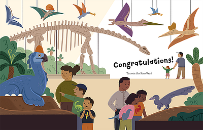 At the Natural History Museum app branding design graphic design illustration logo typography ui ux vector