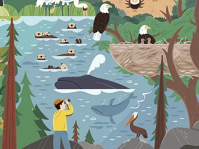 Endangered Species Act app branding design graphic design illustration logo typography ui ux vector