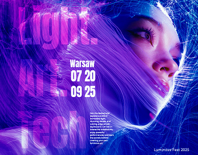 Luminous Fest 2025 - Festival Visual Identity animation branding design event graphic design illustration logo motion graphics poster