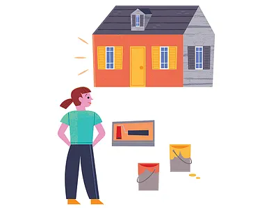 A fresh coat of paint app branding design graphic design illustration logo typography ui ux vector