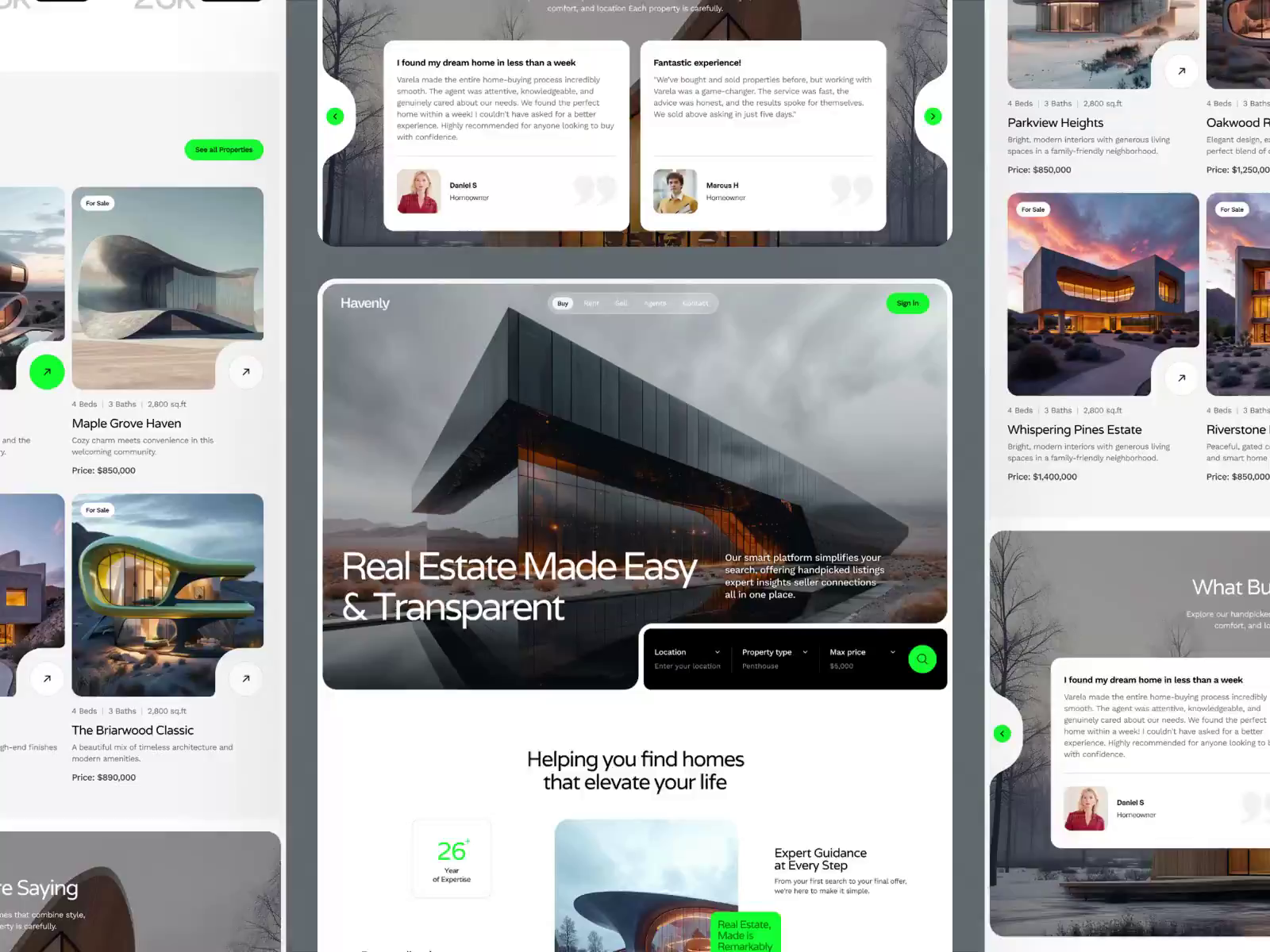 Example of Custom Website Development