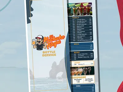 Menu Design - EMA BottleService 25 branding graphic design graphics