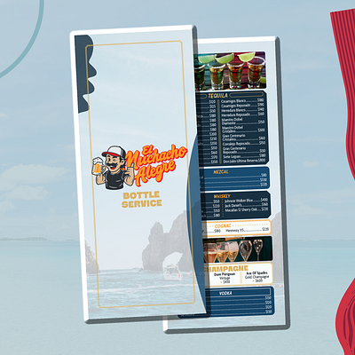 Menu Design - EMA BottleService 25 branding graphic design graphics