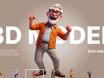 Designing a 3D Website That’s Full of Character (Literally) design case study