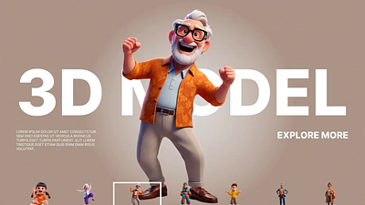 Designing a 3D Website That’s Full of Character (Literally) design case study