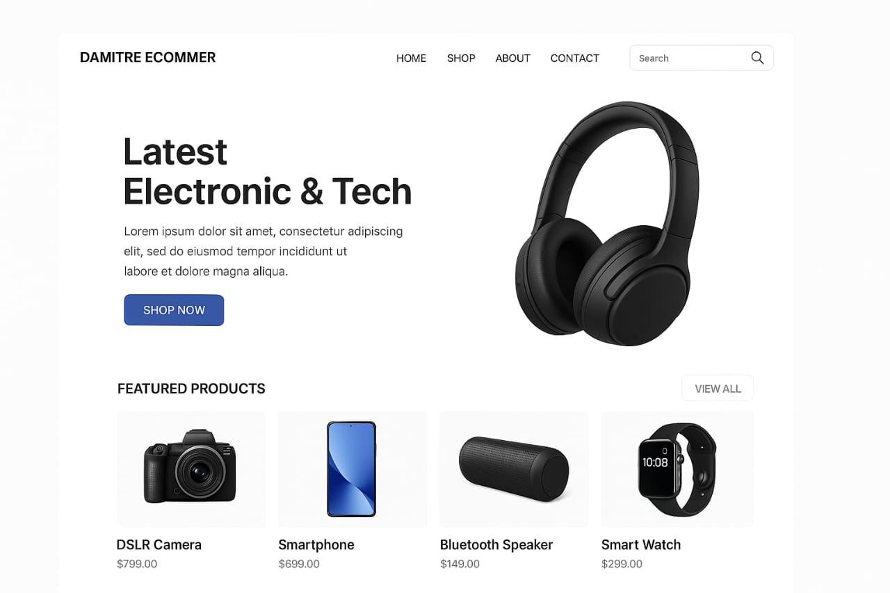 Example of Modern Wp Website – Clean & Responsive