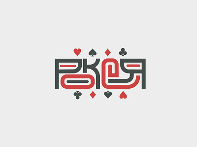 POKЄЯ Brand Logo conceptual logo