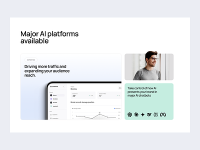 Chatbeat bento section bento blue graphic design light theme minimal modern ui design ux ui white