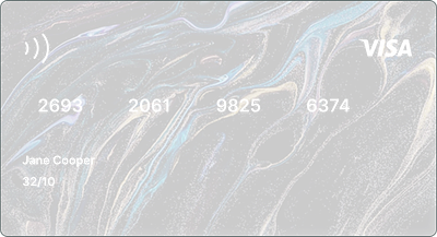 Glassmorphism Credit Card UI Design card ui credit card payment card visa