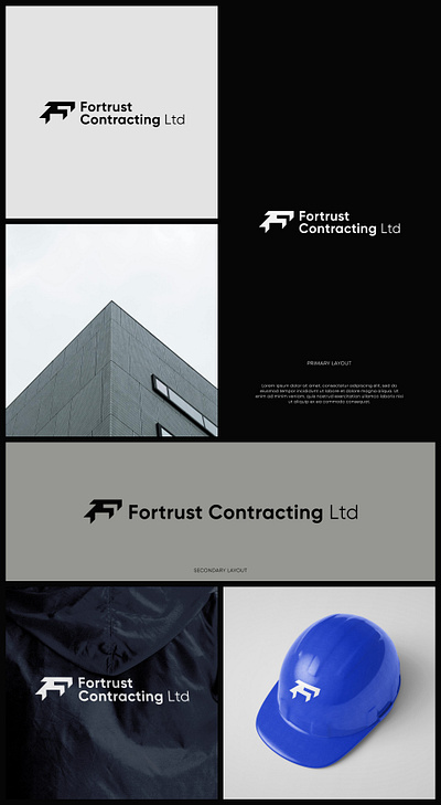 Fortrust Contracting Brand Identity brandidentity branding construction logo constructionbrand constructiondesign corporatebranding graphic design logo logo designer logodesign minimallogo modernbranddesign