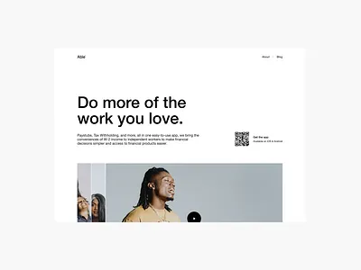 Able – Landing Page fitnech landing page simple web design website