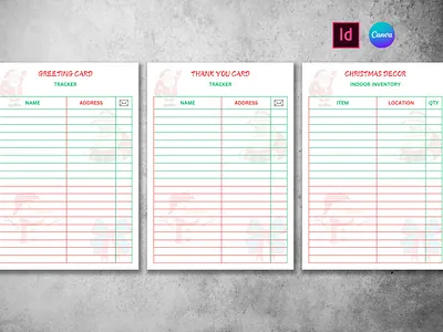 Christmas Planner Template text