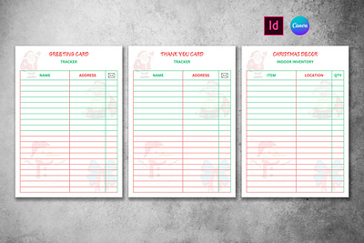 Christmas Planner Template text