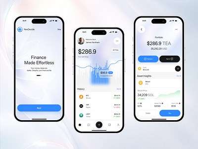 Finance, Crypto, Wallet Mobile UI app design balance bitcoin blockchain app coinbase crypto crypto app crypto banking crypto currency crypto wallet crypto wallet app exchange financeapp financial juicelab stocks trade ui ux watchlist web3 app