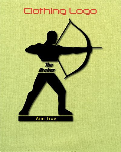 The Archer Logo brand identity clothing brand logo logo design poster poster design