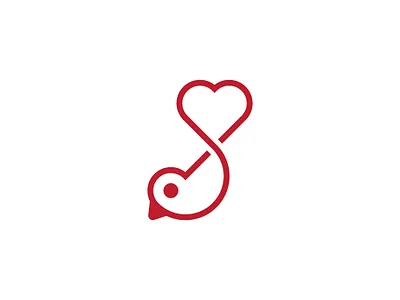 Sleek Dove Heart Logo animal animals beauty bird brand and identity care cosmetic dove elegant famine heart liner logo logodesigner love minimal minimilist monoline spa stylish