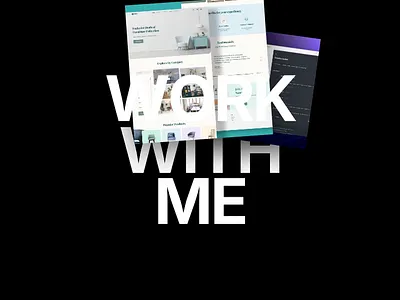 Work with me - Growth focused Web Design app design typography ui ux