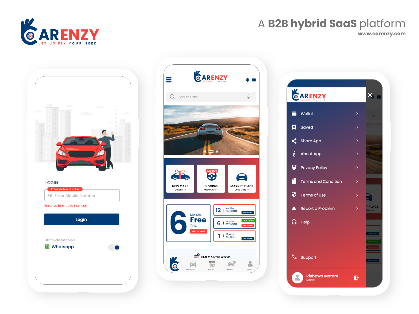 SaaS-based Dealer Management & Marketplace Platform app branding design graphic design illustration logo motion graphics ui ux vector