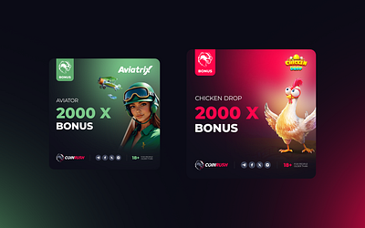 COINRUSH - Crypto Casino Bonuses banners branding casino coinrush crypto casino design gambling game online casino promo web design