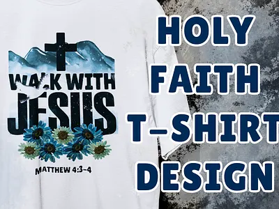 Holy Faith Bible Verse Christian T-Shirt Design bible tshirt bible verse tshirt christian tshirt faith over fear faith tshirt god tshirt graphic tee jesus love tshirt jesus tshirt design minimalist tshirt design religious tshirt tshirt deisgning tshirt design ideas tshirt design service tshirt designing