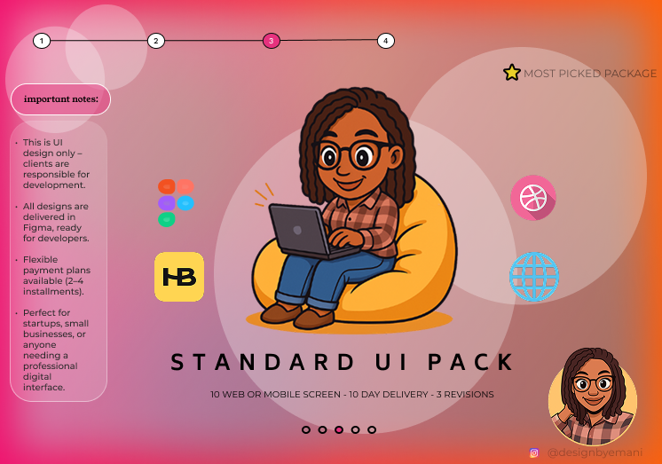 Example of Standard UI Pack
