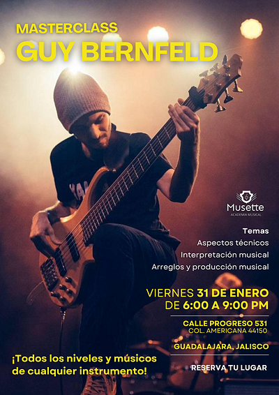 Guy Bernfeld - Masterclass Ads ads animation branding canva facebook graphic design instagram layout marketing music musician photoshop social media