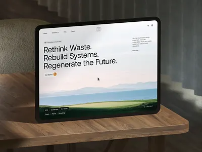 AgriTech Landing Page agritech animation clean eco efficiency environment green innovation landing page minimal modern smart farming sustainability tech technology ui ux website
