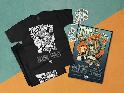 Charity Event Campaign — Poster, Merch & Social apparel branding design graphic design illustration poster typography