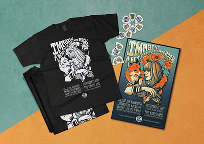 Charity Event Campaign — Poster, Merch & Social apparel branding design graphic design illustration poster typography