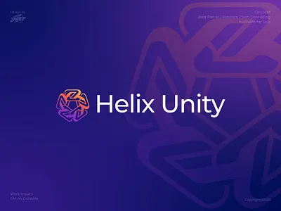 Rotational Abstract Swirl Logo Design ai branding design graphic design helix illustration logo logotype tech unity vector