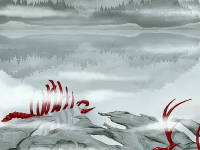 bones boned folklore horrorillustration illustrator walkingdead