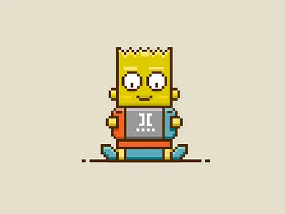 bart simpson pixel art bart simpson pixel art bart simpson pixelart bart simpson tv show the simpsons pixel art