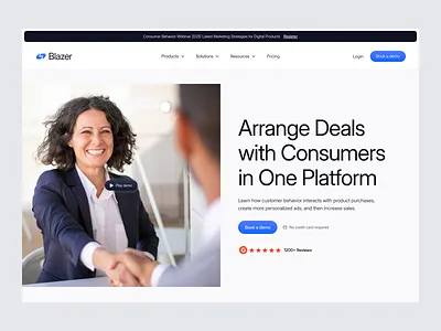 Blazer - Hero Design ai finance ui