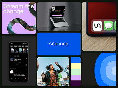 Soundol - Brand identity for a music startup app brand identity branding graphic design japan logo startup web design