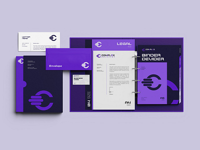 Complex Roleplay Branding — Logo, Colors & Stationery brand identity design branding corporate identity logo logo design modern logo