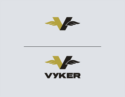 Vyker Logo branding design graphic design logo