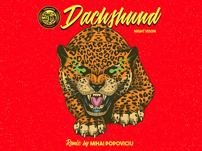 Illustration Cover cartoon cat cd character cover design graphic design illustration jaguar music skull vector vinyl