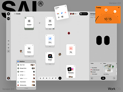 Vibe coding dashboard data interface os web
