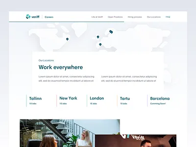 Carrers Page - Veriff Website design system