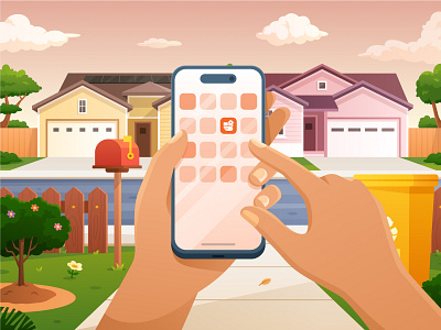 Packgeon - Parcel Delivery App Illustration📦 2d illustration character design colorful illustration creative process delivery animation delivery app digital illustration explainer video fun illustration logistics mobile app design modern flat package tracking parcel delivery product illustration shipment shipping illustration storytelling ui illustration vector illustration